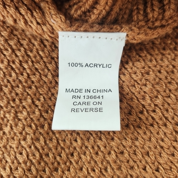 Cotton & Rye Outfitters -Women's Conch Tassle Sweater. Color: Caramel. S… - Picture 10 of 11